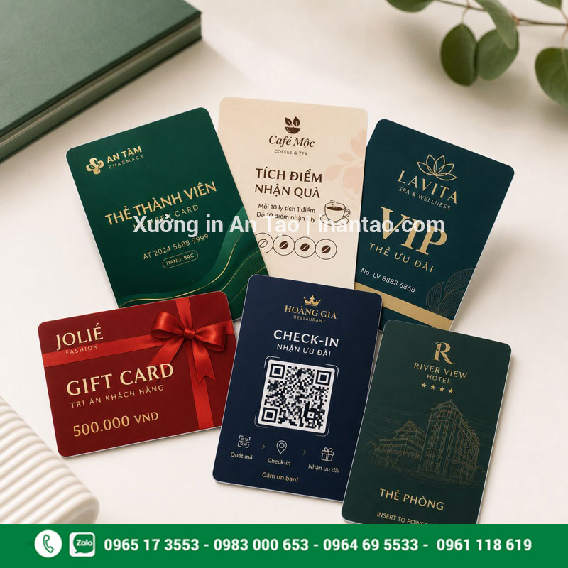 In thẻ nhựa PVC theo yêu cầu tại indecaltemnhan.com In thẻ nhựa PVC theo yêu cầu với nhiều mẫu hoàn chỉnh