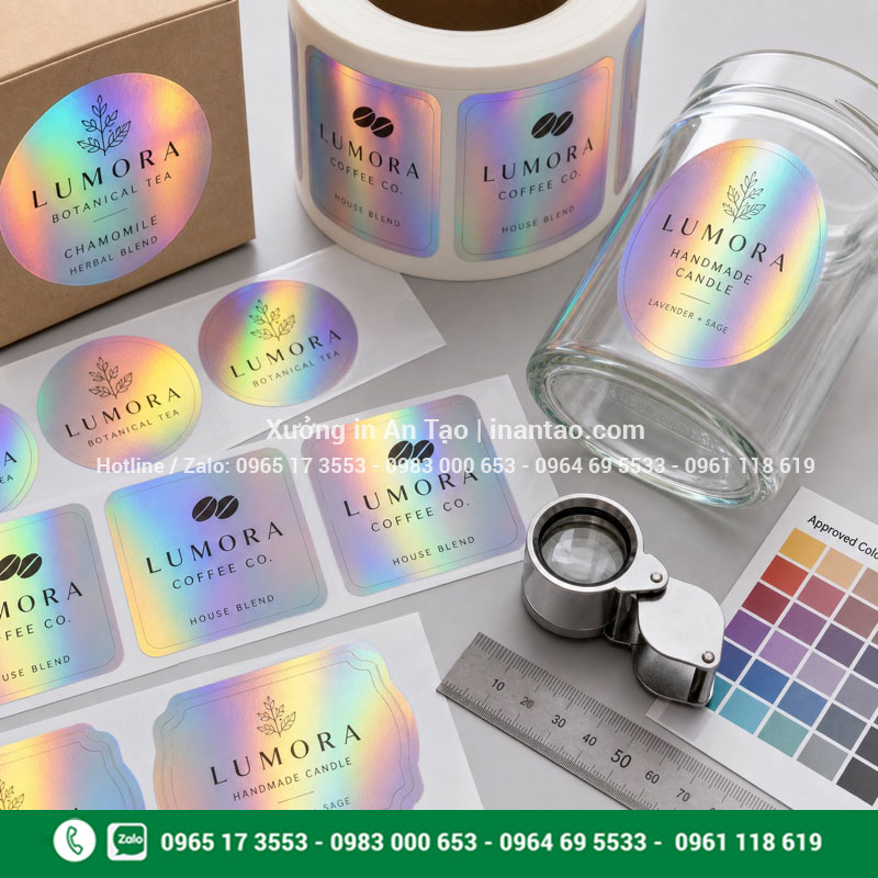 Kiểm tra chất lượng tem 7 màu thường Kiểm tra chất lượng tem 7 màu thường sau khi in
