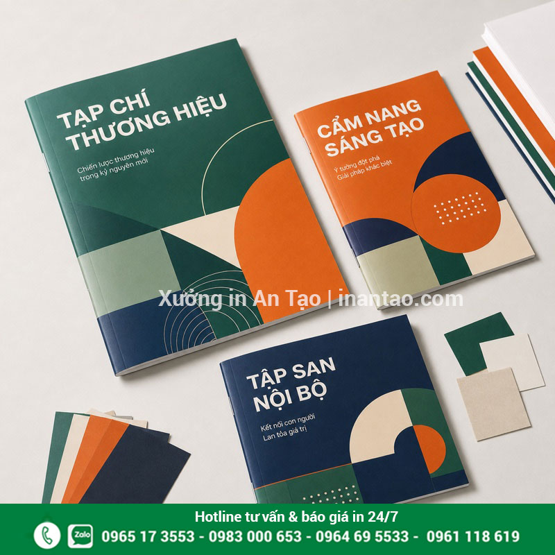 Lựa chọn quy cách in tạp chí phù hợp So sánh các quy cách in tạp chí A4 A5 và khổ vuông