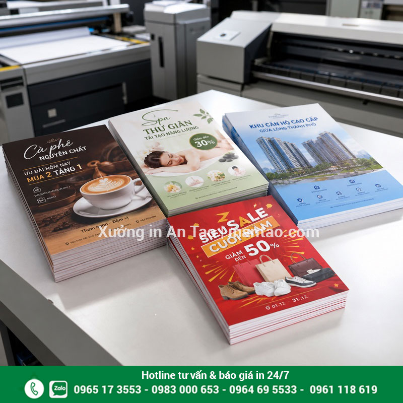In tờ rơi giá rẻ sắc nét tại TP.HCM Mẫu in tờ rơi màu hoàn thiện tại indecaltemnhan.com