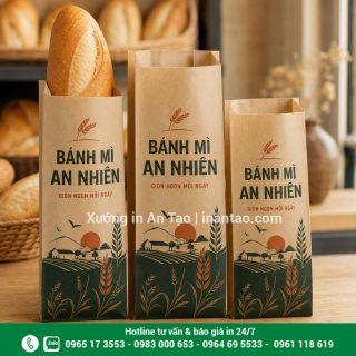 In túi bánh mì theo yêu cầu, giá xưởng tại TP.HCM