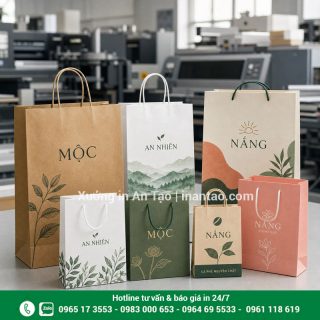 In túi giấy theo yêu cầu, giá xưởng tại TP.HCM